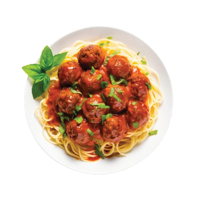 Past with Meat Balls in red Sauce