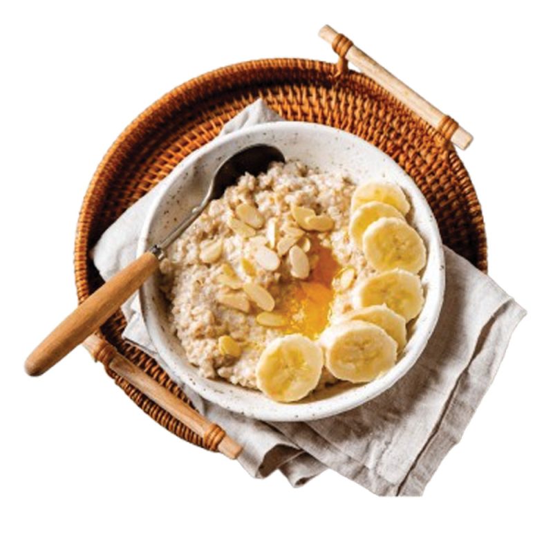 Oats with Milk and Banana